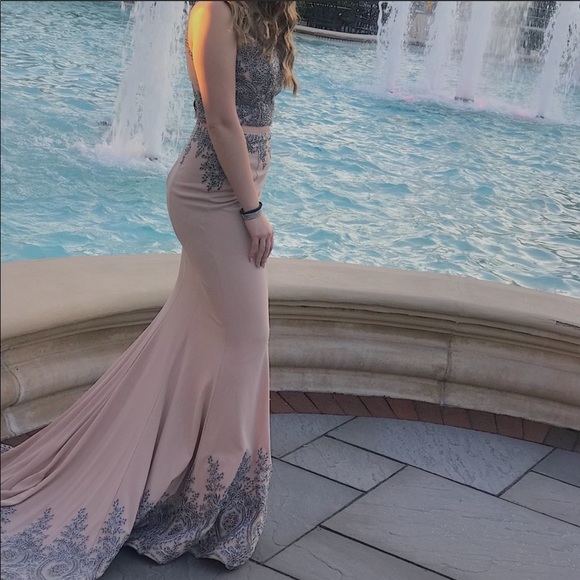 2 piece prom dress - Picture 2 of 5
